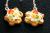 boucles d'oreilles gaufres garnies
