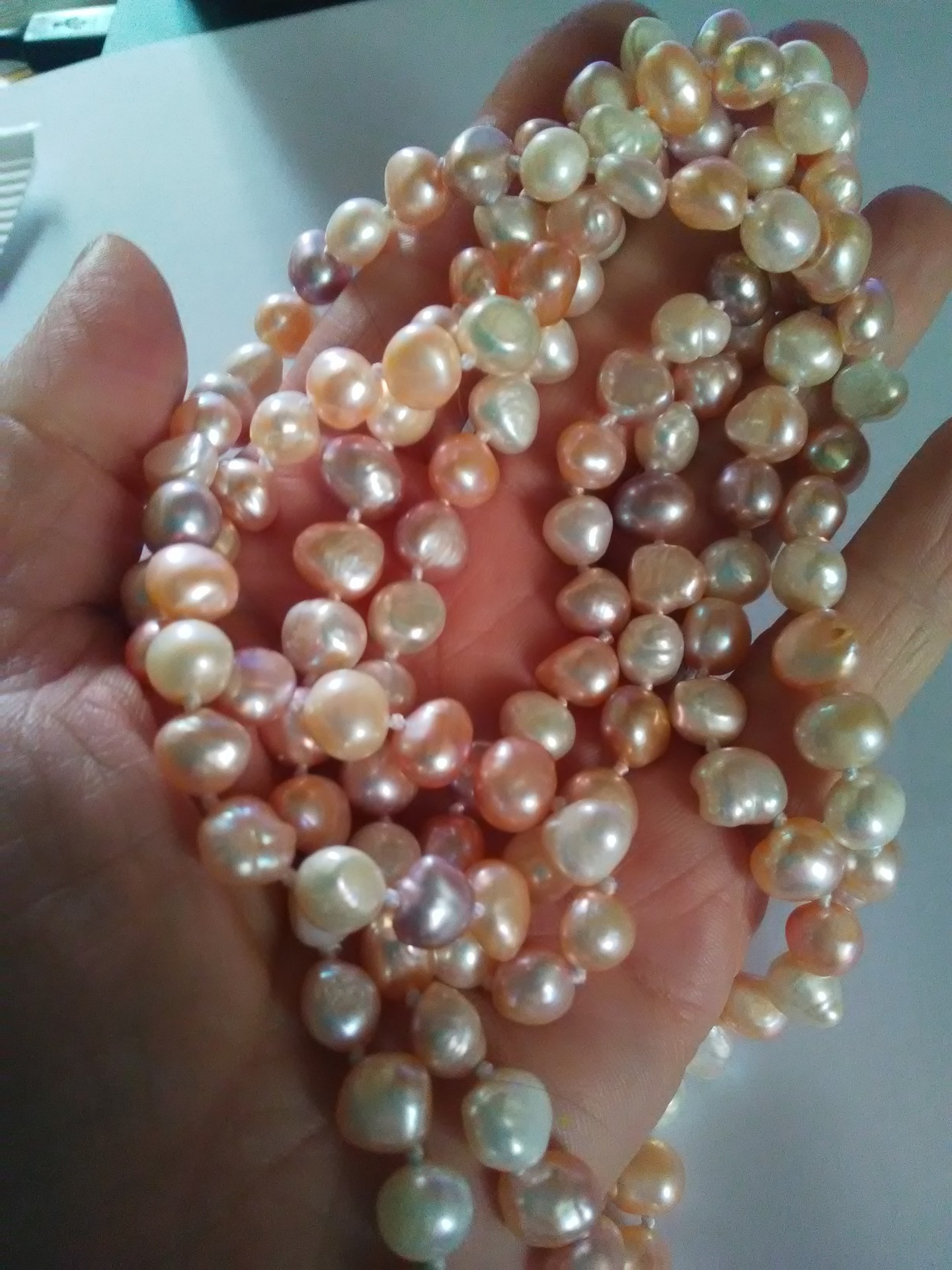 jolies de perles d'eau douce véritable